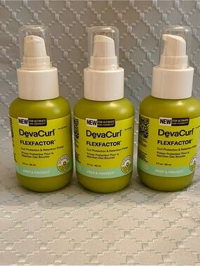 DevaCurl FlexFactor Curl Protection Primer Lot of 3